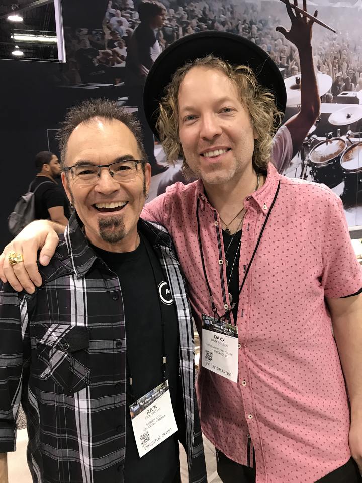 Rick Stojak with Dax Nielson of Cheap Trick