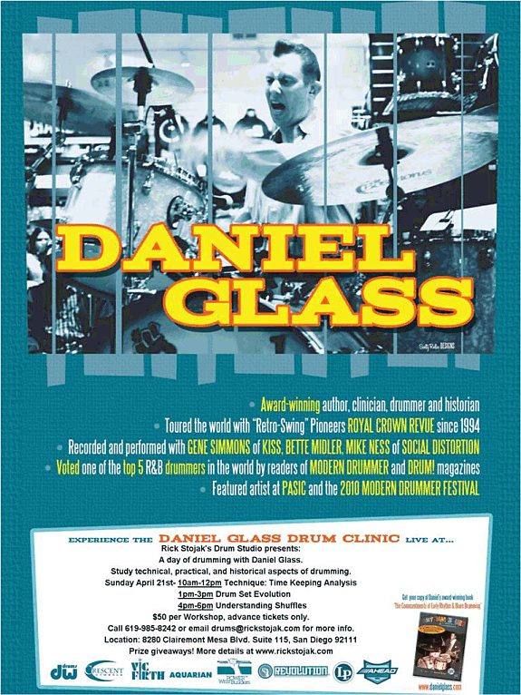 Drum clinic with Daniel Glass