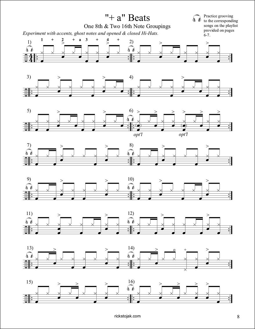 How To Build A Drum Groove Sample Page