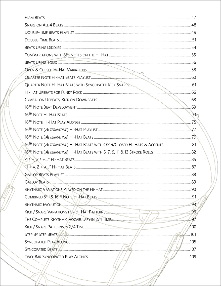 Table of Contents