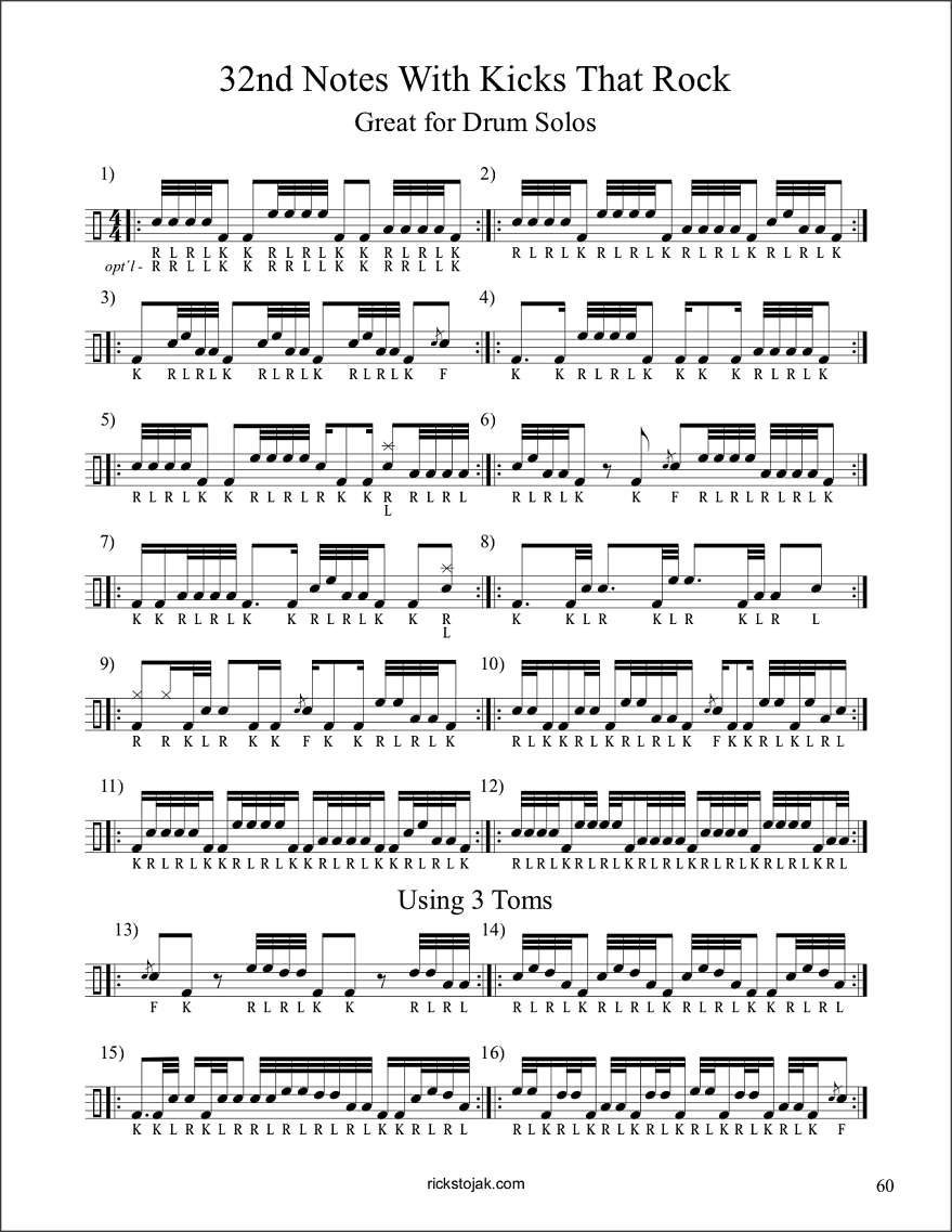 How To Build A Drum Groove Sample Page