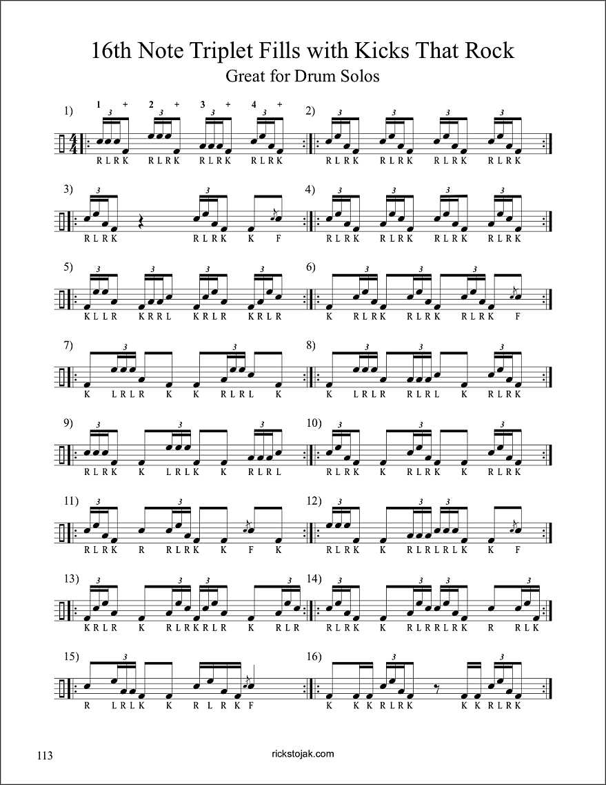 How To Build A Drum Groove Sample Page