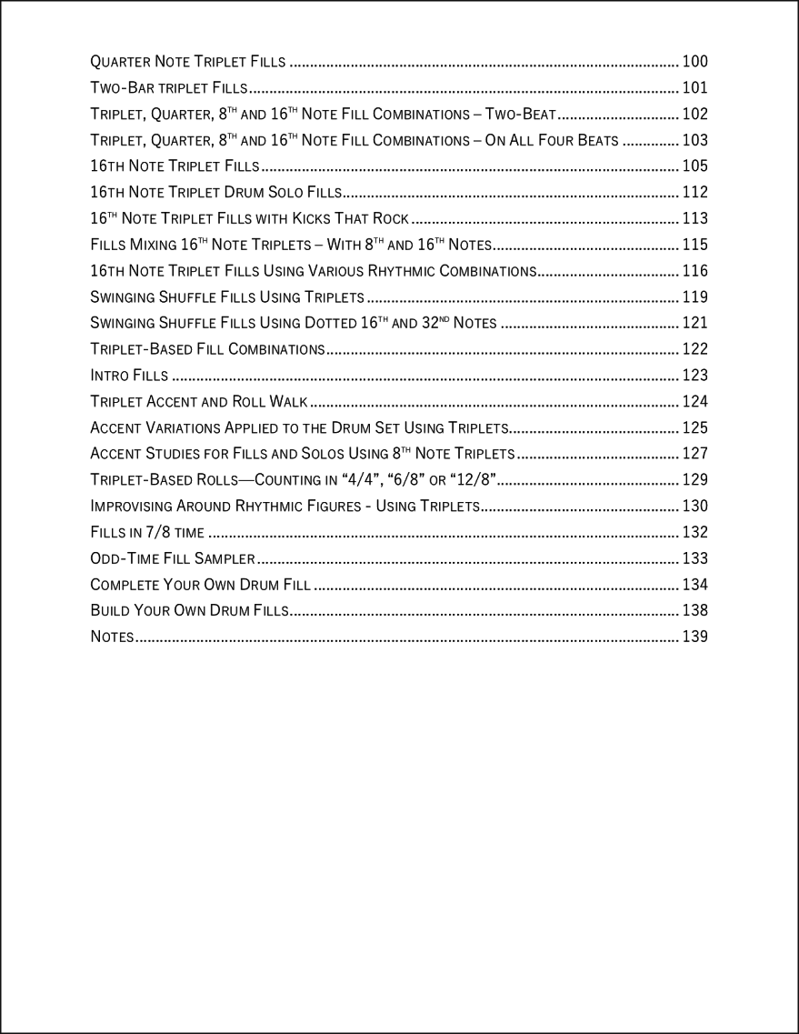 Table of Contents
